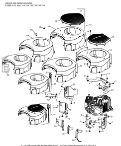 Part Location Diagram of KH-32-154-02-S MTD CLIP-BLOWER HSG